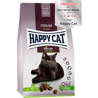 Happy Cat All in One Kuzu Etli Kısırlaştırılmış Az Tahıllı Yetişkin Kuru Kedi Maması 4 kg