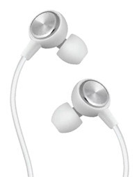 Linktech H70 Silikonlu Mikrofonlu 3.5 mm Jak Kablolu Kulaklık Gümüş