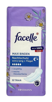 Facelle İnce 12'li Hijyenik Ped 1 Adet