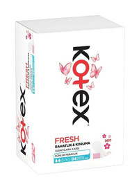 Kotex Günlük İnce 34'lü Hijyenik Ped 1 Adet
