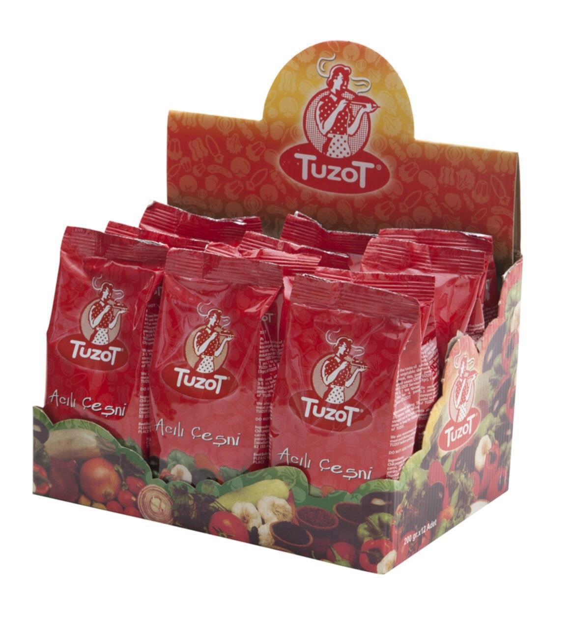 Tuzot Acılı Karışık Çeşni 12x200 gr