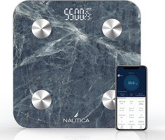 Nautica BT600 Yağ Ölçer Bluetooth Kas Ölçen Cam Dijital Akıllı Tartı