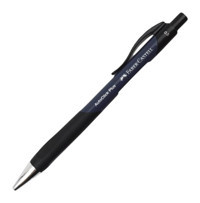 Faber-Castell Autoclick Plus 533092 Silgili Plastik Metalik Mavi 0.5 mm Uçlu Versatil Kalem