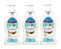 Saloon Beyaz Sabunlu Antibakteriyel Nemlendiricili 3'lü 400 ml Sıvı Sabun