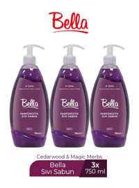 Bella Magic Parfümlü Alkolsüz Antibakteriyel Nemlendiricili 3'lü 750 ml Sıvı Sabun