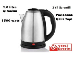 Maress Çelik 1.8 lt 2000 W Vintage Inox Kettle