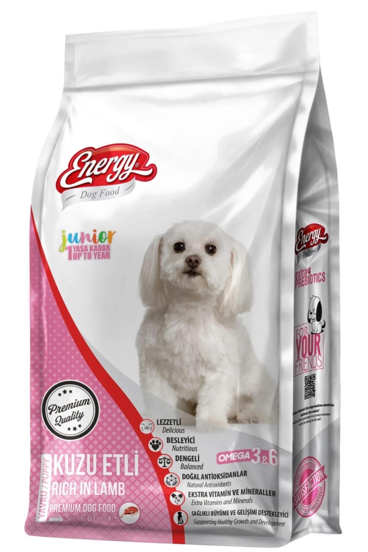 Energy Kuzu Etli Tüm Irklar Yavru Köpek Maması 4x3 kg