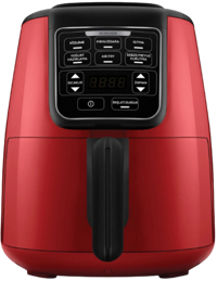 Karaca Air Pro Cook Köz XL Airfryer 4 lt Tek Hazneli Izgara Yapan Led Ekranlı Sıcak Hava Fritözü Kırmızı