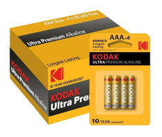 Kodak Ultram Premium 1.5 V Alkalin AAA / İnce Kalem Pil 40'lı