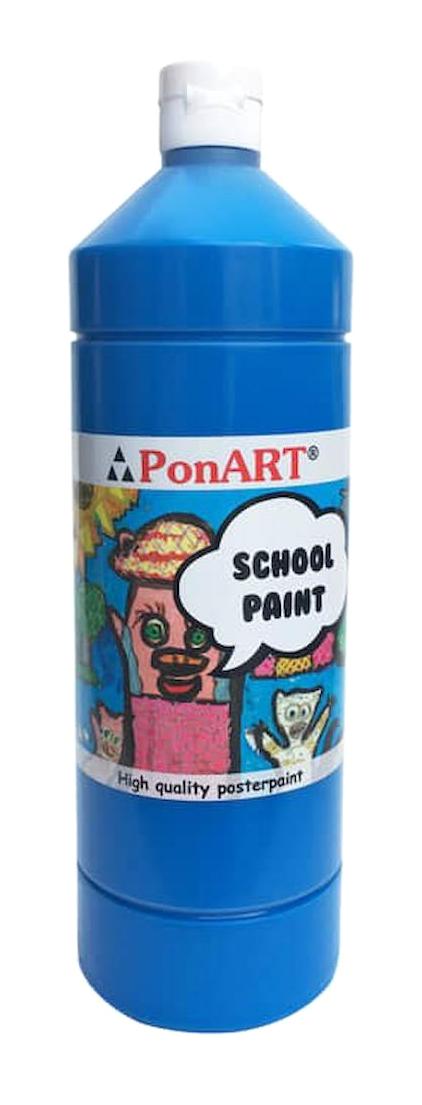 Ponart School Paint Primer Mavi 250 ml Guaj Boya