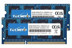 TECMIYO 16 GB DDR3 2x8 1333 MHz Ram