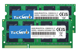 TECMIYO 16 GB DDR3 2x8 1600 MHz Ram