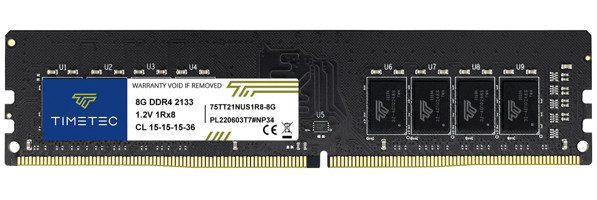 Timetec 8 GB DDR4 1x8 2133 MHz Ram