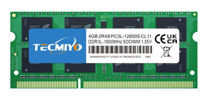 TECMIYO 4 GB DDR3 1x4 1600 MHz Ram