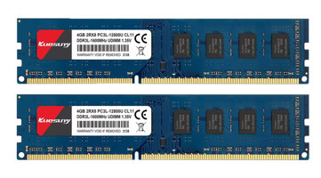 Kuesuny 8 GB DDR3 2x4 1600 MHz Ram