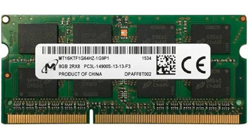 Micron MT16KTF1G64HZ-1G9P1 8 GB DDR3 1x8 1866 MHz Ram