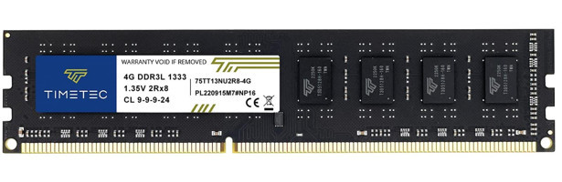 Timetec 4 GB DDR3 1x4 1333 MHz Ram Siyah
