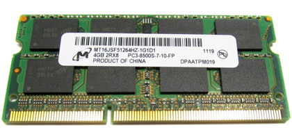 Micron MT16JSF51264HZ-1G4D1 4 GB DDR3 1x4 1333 MHz Ram