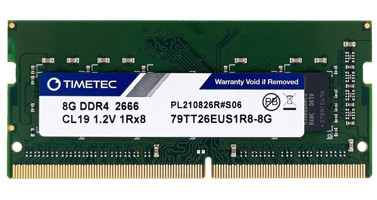 Timetec 8 GB DDR4 1x8 2666 MHz Ram