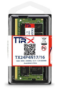 Tirx TX24P4N17/16 16 GB DDR4 1x16 2400 MHz Ram
