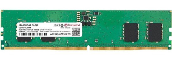 Transcend JM4800ALG-8G 88 GB DDR5 1x8 4800 MHz Ram
