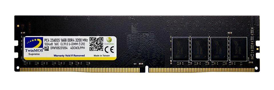 TwinMOS MDD416GB3200D 16 GB DDR4 1x16 3200 MHz Ram Siyah