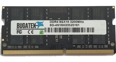 Bugatek 8 GB DDR4 1x8 3200 MHz Ram