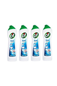 Cif Krem Amonyaklı Yüzey Temizleyici 4x500 ml