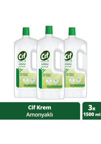Cif Krem Amonyaklı Yüzey Temizleyici 3x1.5 lt