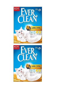 Ever Clean Patilere Yapışmayan Topaklanan İnce Taneli Aktif Karbonlu Bentonit Kedi Kumu 2x10 lt