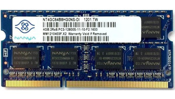 Nanya NT4GC64B8HB0NS-CG 4 GB DDR3 1x4 1333 MHz Ram