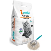 Petfan Lavanta Kokulu Topaklanan İnce Taneli Bentonit Kedi Kumu 20 lt