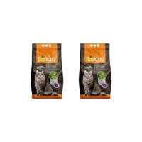 Bio Kitty Lavanta Kokulu Topaklanan İnce Taneli Bentonit Kedi Kumu 2x10 lt