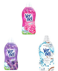 Vernel Max Konsantre Gül-Lavanta-Hindistan Cevizi 180 Yıkama Yumuşatıcı 3x1.44 lt