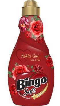 Bingo Soft Konsantre Gül-İris 60 Yıkama Yumuşatıcı 1.44 lt