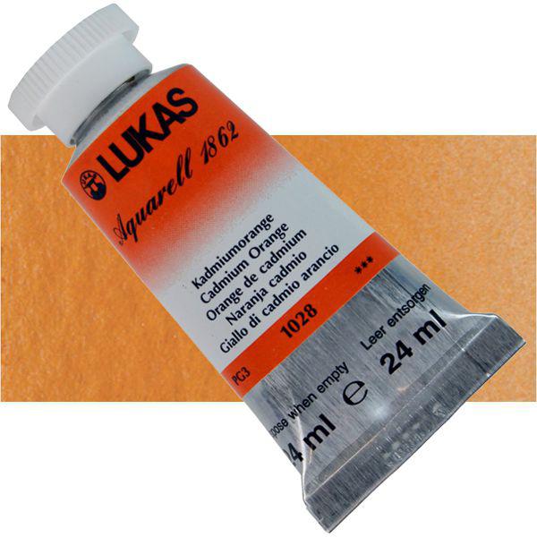 Lukas 1028 Cadmium Orange Tüp Sulu Boya