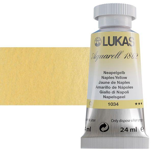 Lukas 1034 Naples Yellow Tüp Sulu Boya