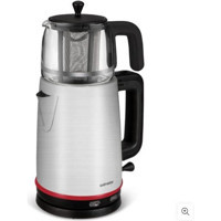 Goldmaster GM-7375 Emirgan Cam Demlikli 2200 W Çelik Gövdeli İnox Çay Makinesi
