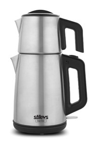 Stilevss Sıh30620 Çays Çelik Demlikli 1650 W Çelik Gövdeli İnox Çay Makinesi