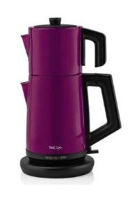 Taç Life TAC-7818 Çelik Demlikli 2200 W Çelik Gövdeli Mor Çay Makinesi