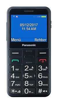Panasonic KX-TU155 EXBN 2.0 inç TFT Ekran Tuşlu Cep Telefonu Siyah