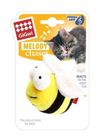 GiGwi Melody Hareketli Yakalama Yavru-Yetişkin Arı Kedi Oyuncağı