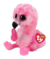 Ty Beanie Tüylü Isırma Yavru-Yetişkin Flamingo Kedi Oyuncağı