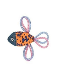 Flamingo Peluş Isırma Yavru-Yetişkin Balık Kedi Oyuncağı