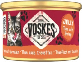 Voskes Ton Balıklı-Karides Parça Etli Yaş Kedi Maması 85 gr