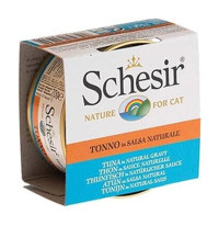 Schesir Broth Naturel Sauce Ton Balıklı-Çipura Parça Etli Yaş Kedi Maması 3x70 gr