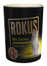 Rokus Tavuk Parça Etli Yaş Kedi Maması 410 gr