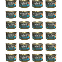 Schesir After Dark Tavuk-Bıldırcın Parça Etli Yaş Kedi Maması 24x80 gr