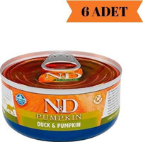 N&d Pumpkin Ördek-Balkabak Parça Etli Yaş Kedi Maması 6x70 gr
