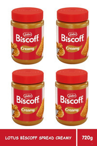 Lotus Biscoff Creamy Karamelize Bisküvi Ezme Krem Çikolata 4x720 gr